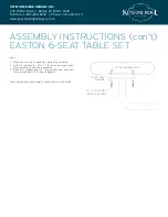 Preview for 3 page of KEYSTONE RIDGE DESIGNS EASTON EA6-6 Assembly Instructions