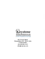 Предварительный просмотр 36 страницы Keystone Consew 733R-5 Operating Instructions, Parts List, Maintenance Procedures