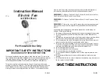 Предварительный просмотр 1 страницы Keystone KSTFD125AG Instruction Manual