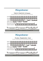 Предварительный просмотр 3 страницы Keystone KSTSW08A User Manual