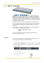 Предварительный просмотр 7 страницы KEYTRONIX I-SAD 19"-S Operating Instructions Manual