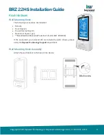 Preview for 3 page of KeyWest Technology BRZ 22HS Installation Manual