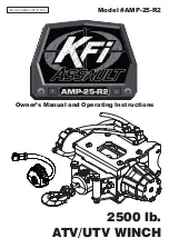 Preview for 1 page of KFI AMP-25 Owner'S Manual And Operating Instructions