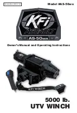 KFI AS-50WX Owner'S Manual And Operating Instructions preview