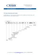 Предварительный просмотр 8 страницы KGN pillinger AV Series Operating & Maintenance