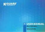 Предварительный просмотр 1 страницы KGuard Security Mars PRO Series User Manual