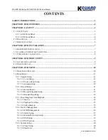 Preview for 2 page of Kguard KG-SHA104 User Manual
