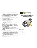 KH Industries StarBeam2 with TwinRay Remote Instructions And Operating Manual preview