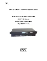 KH HDM-1000 Installation & Configuration Manual preview