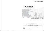 KHIND AFO1800 Instruction Manual preview