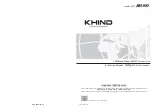 KHIND BM900 Instruction Manual предпросмотр