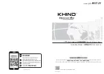 Предварительный просмотр 1 страницы KHIND MC121 Instruction Manual