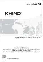 Предварительный просмотр 1 страницы KHIND OT100E Instruction Manual