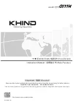 Предварительный просмотр 1 страницы KHIND OT11H Instruction Manual