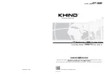 KHIND OT1500 Instruction Manual предпросмотр