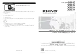 KHIND RC928T Instruction Manual preview