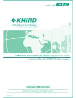 KHIND RCS 518 Instruction Manual preview