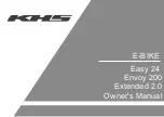 KHS Easy 24 Owner'S Manual предпросмотр