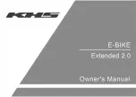 KHS Extended 2.0 Owner'S Manual preview