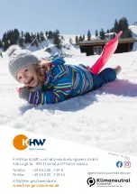 Preview for 8 page of KHW SNOW COMFORT Assembly And Operating Instructions Manual