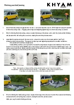 Preview for 3 page of Khyam AIRTEK KAMPER PRO 4 Pitching & Striking Instructions