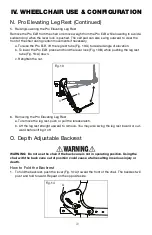 Предварительный просмотр 27 страницы Ki Mobility Catalyst 5 User Instruction Manual & Warranty