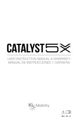 Предварительный просмотр 1 страницы Ki Mobility Catalyst 5Vx User Instruction Manual & Warranty