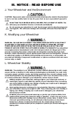 Preview for 11 page of Ki Mobility Catalyst 5Vx User Instruction Manual & Warranty