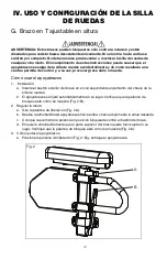 Preview for 64 page of Ki Mobility Catalyst 5Vx User Instruction Manual & Warranty