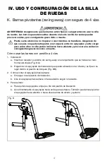 Предварительный просмотр 69 страницы Ki Mobility Catalyst 5Vx User Instruction Manual & Warranty