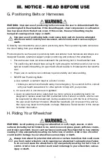 Preview for 7 page of Ki Mobility Clik User Instruction Manual & Warranty