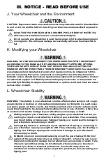 Preview for 10 page of Ki Mobility Clik User Instruction Manual & Warranty