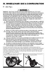 Preview for 27 page of Ki Mobility Clik User Instruction Manual & Warranty