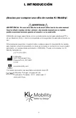 Предварительный просмотр 40 страницы Ki Mobility Clik User Instruction Manual & Warranty