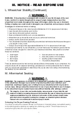 Preview for 11 page of Ki Mobility LIBERTY FT User Instruction Manual & Warranty