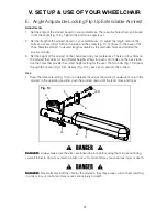 Предварительный просмотр 25 страницы Ki Mobility Little Wave "Flip" XP User Instruction Manual & Warranty