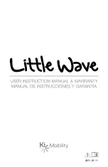 Ki Mobility Little Wave User Instruction Manual & Warranty предпросмотр