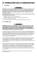 Preview for 13 page of Ki Mobility Little Wave User Instruction Manual & Warranty