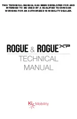 Предварительный просмотр 1 страницы Ki Mobility Rogue and Rogue XP Technical Manual