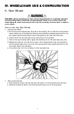 Предварительный просмотр 22 страницы Ki Mobility ROGUE XP User Instruction Manual & Warranty