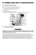 Предварительный просмотр 27 страницы Ki Mobility ROGUE XP User Instruction Manual & Warranty