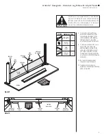 Предварительный просмотр 3 страницы KI Aristotle Casegoods Aluminum Leg Table with Acrylic Panels Assembly Instructions