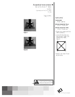 Preview for 1 page of KI Barron Table Assembly Instructions Manual