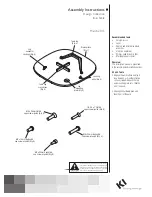 Предварительный просмотр 1 страницы KI Design Itoki DD Assembly Instructions Manual