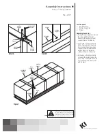 Preview for 1 page of KI Hiatus Sleeper Bench Assembly Instructions