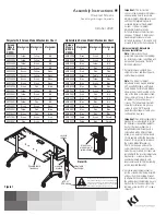 Preview for 1 page of KI USPF2324 Assembly Instructions Manual