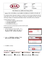 Предварительный просмотр 1 страницы Kia 07130-10100 Technical Service Bulletin