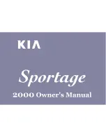 Kia 2000 Sportage Owner'S Manual preview