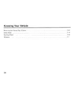 Preview for 12 page of Kia 2000 Sportage Owner'S Manual