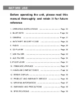 Preview for 2 page of Kia K102R Instruction Manual